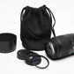 Nikon AF-S Nikkor 55-300mm f4.5-5.6G ED VR zoom lens, Hood, Caps, UV
