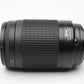 Nikon AF Zoom Nikkor 70-300mm f4.5-5.6G zoom lens, caps + Lens hood