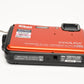 Nikon Coolpix AW110 16MP Digital Point&Shoot Camera Orange Waterproof, Great!
