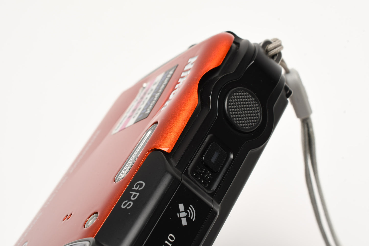 Nikon Coolpix AW110 16MP Digital Point&Shoot Camera Orange Waterproof, Great!