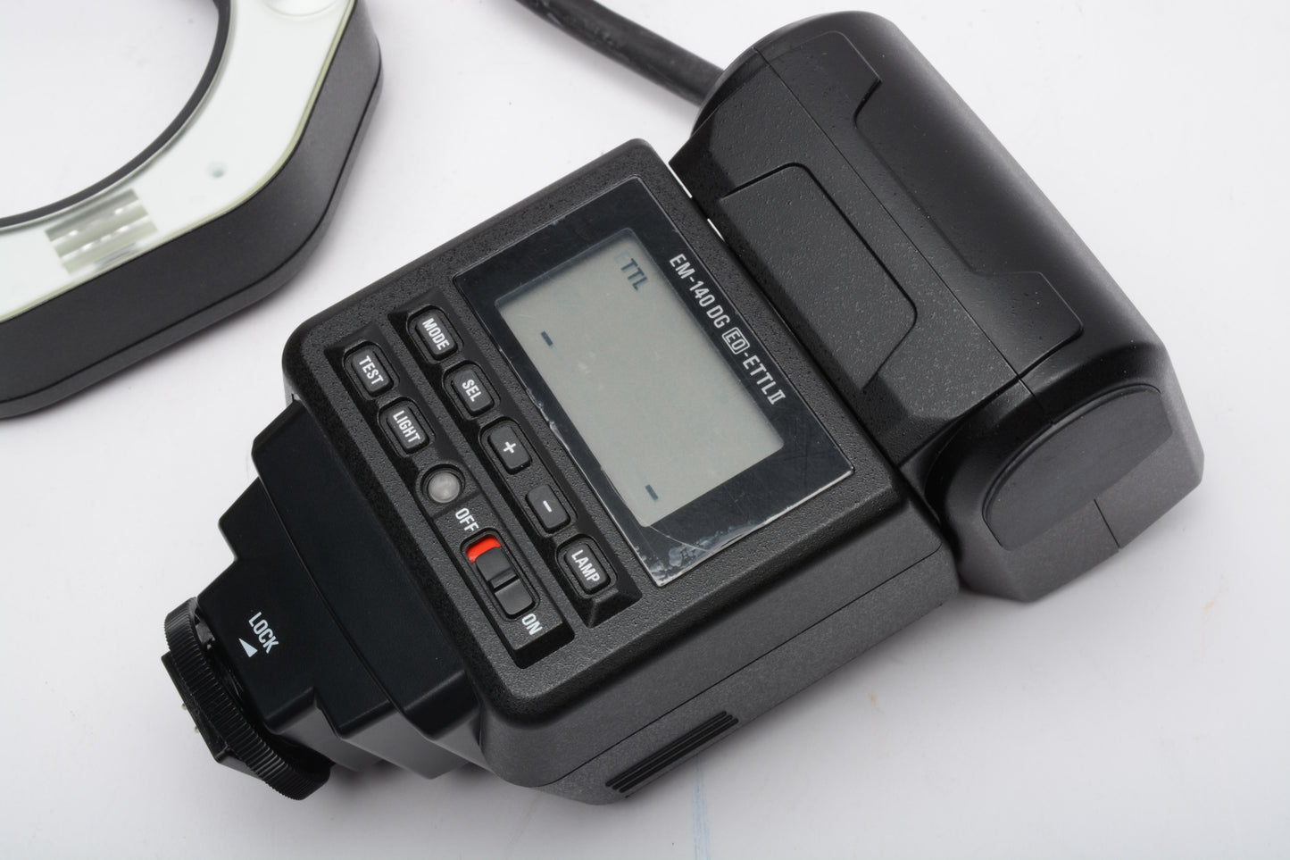 Sigma EM-140 DG TTL Macro Ringlight Flash for Canon EOS, rings, tested, great