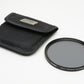 Tiffen 82mm Circular Polarizing Filter in Pouch, Clean