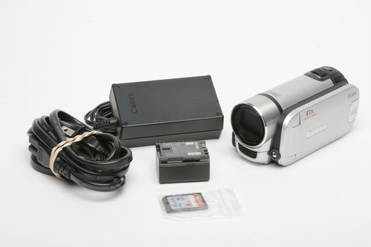 Canon FS 300 41X 2000X Digital Zoom Video Camera w/battery, AC/charger, 16GB SD