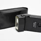 Minolta Auto 28 electronic flash, tested, w/Case