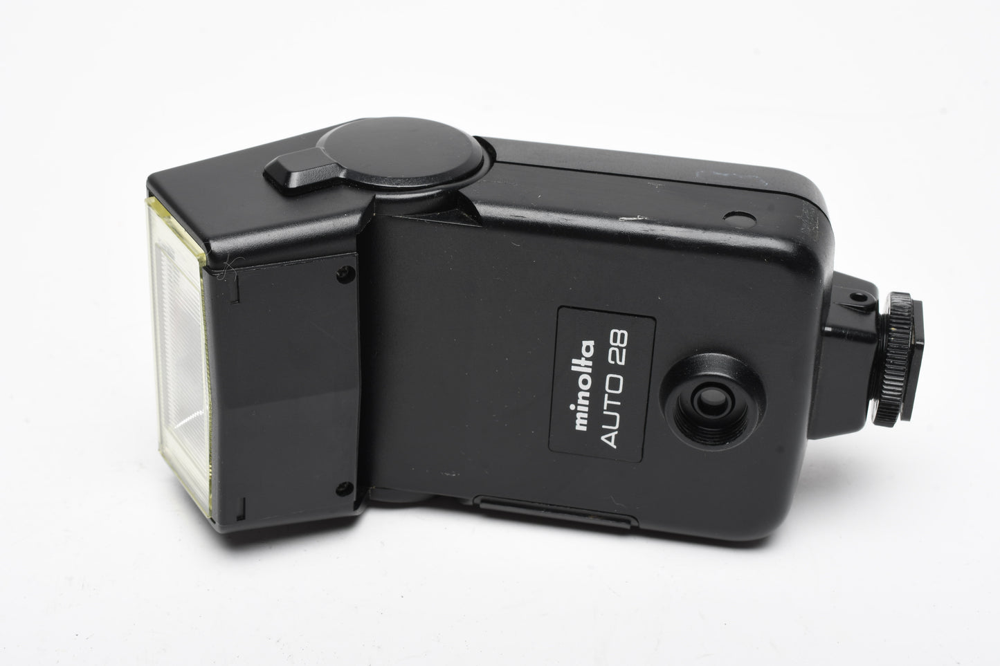 Minolta Auto 28 electronic flash, tested, w/Case