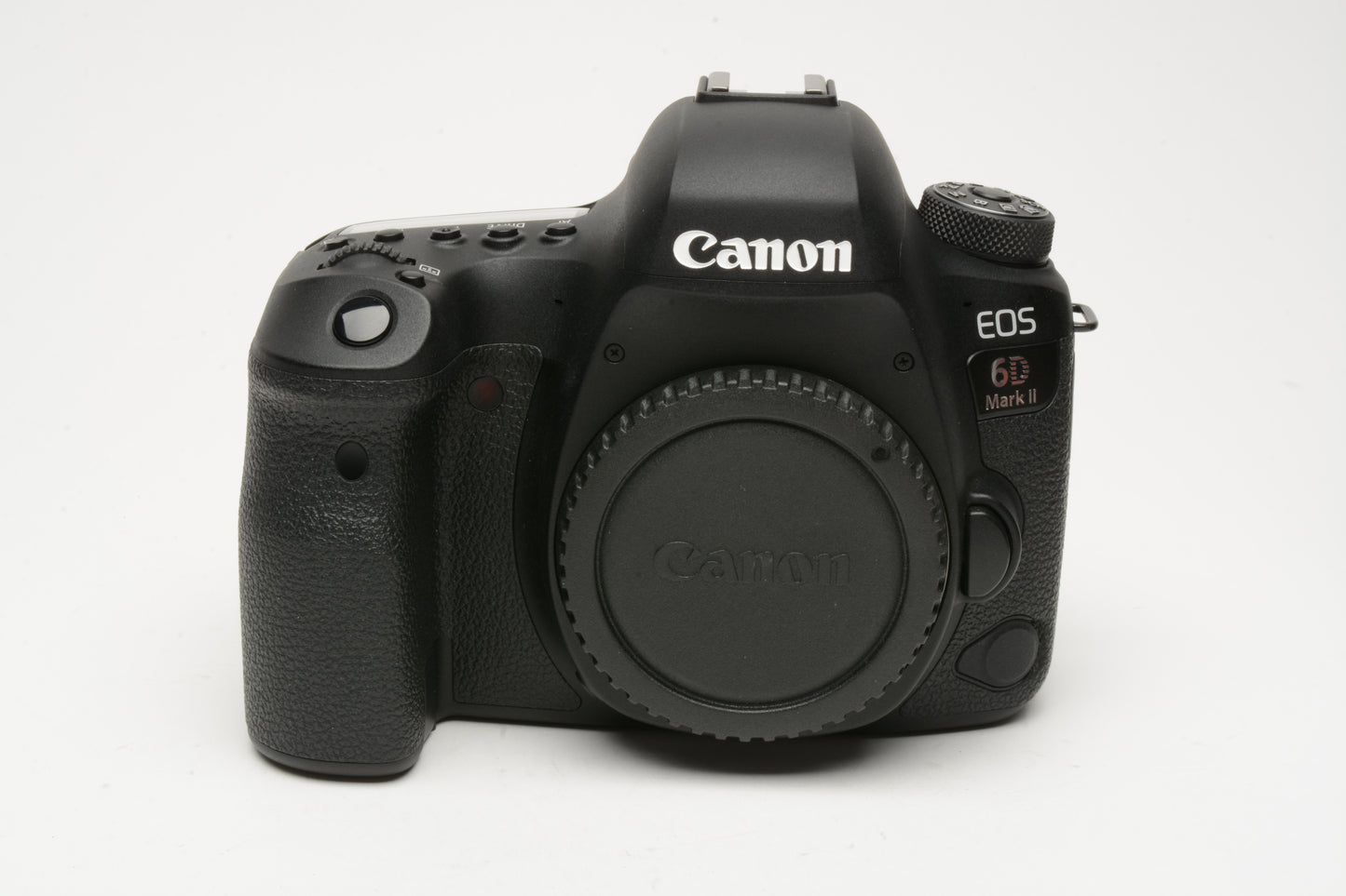 Canon EOS 6D Mark II 26.2MP DSLR body, batt, charger, 4034 acts!! Tested, great!