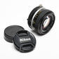 Nikon Nikkor 50mm f1.4 AI-S Prime lens w/Caps, Great prime lens!