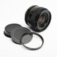 Owen Automatic 28mm F2.8 Wide Angle Lens for Pentax PK Mount w/Caps and UV Filter Nice!