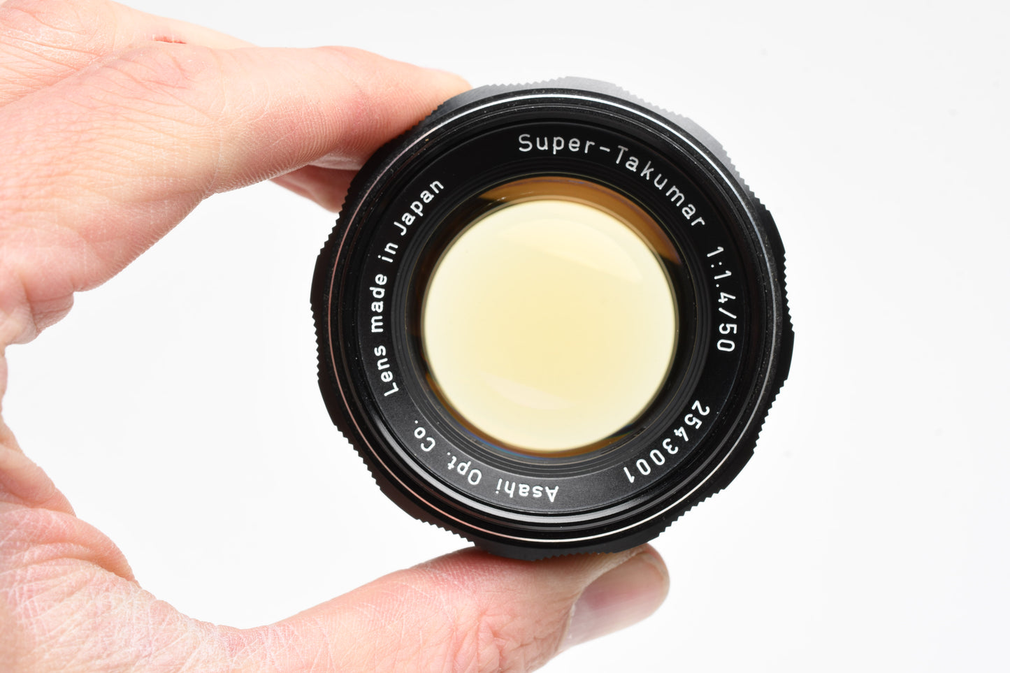 Pentax Super-Takumar 50mm f1.4 M42 mount lens, caps, clean! Mint-