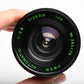 Owen Automatic 28mm F2.8 Wide Angle Lens for Pentax PK Mount w/Caps and UV Filter Nice!