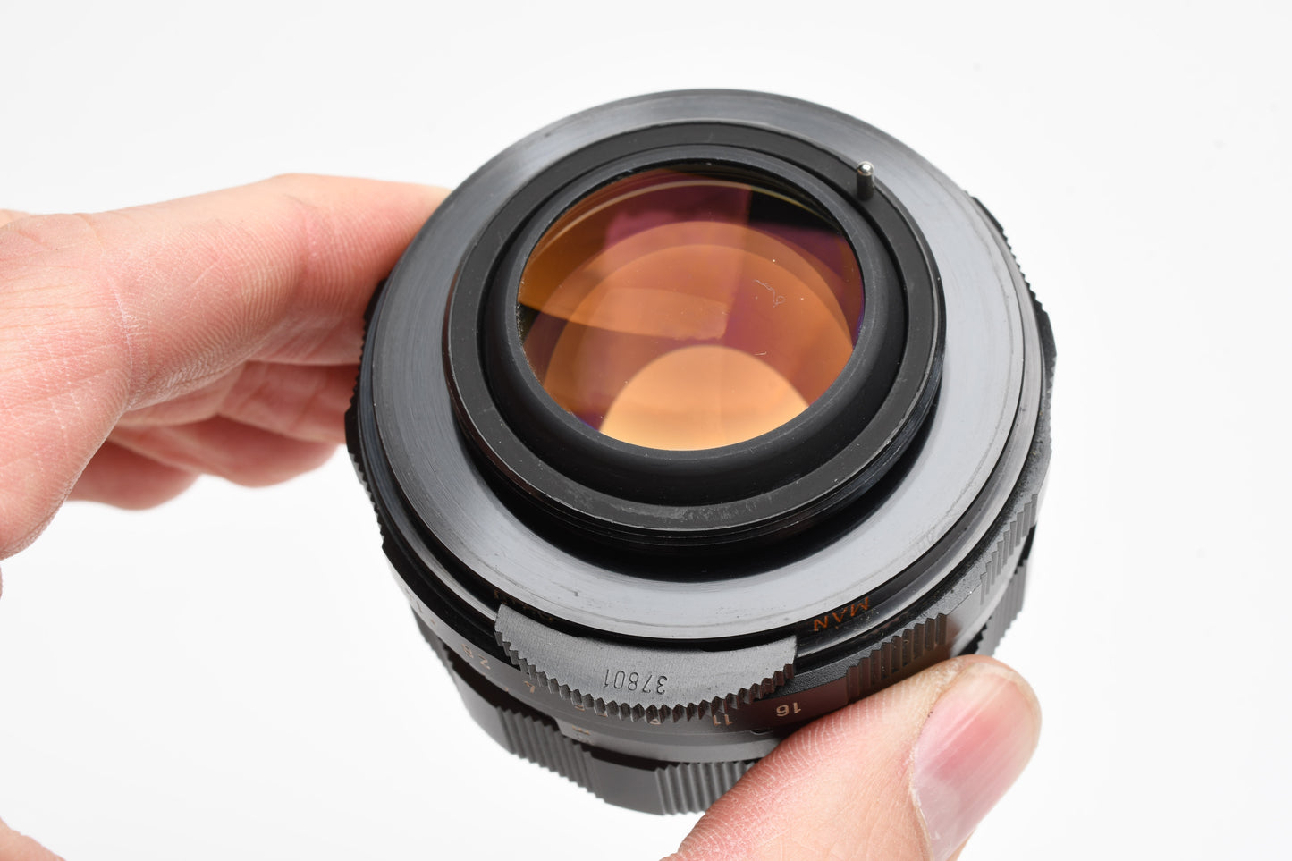 Pentax Super-Takumar 50mm f1.4 M42 mount lens, caps, clean! Mint-