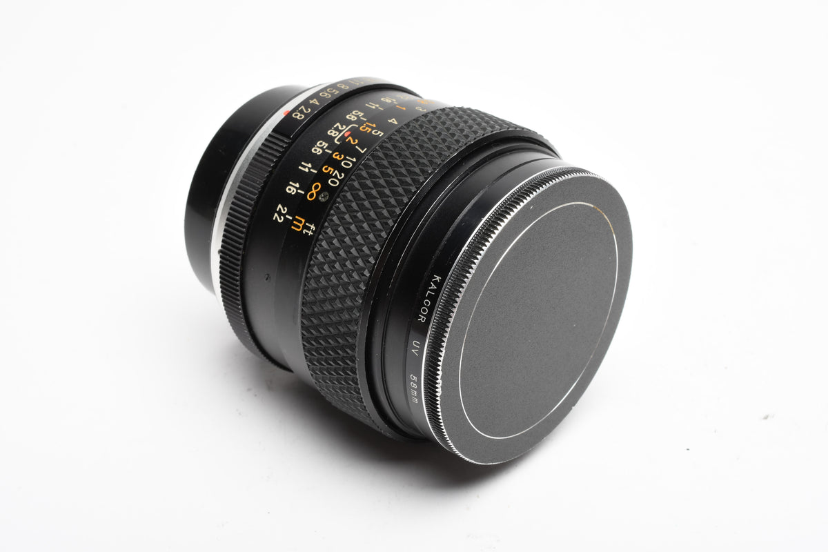 Owen Automatic 28mm F2.8 Wide Angle Lens for Pentax PK Mount w/Caps and UV Filter Nice!