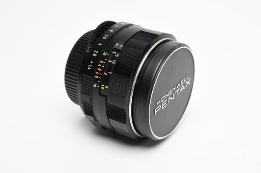 Pentax Super-Takumar 50mm f1.4 M42 mount lens, caps, clean! Mint-