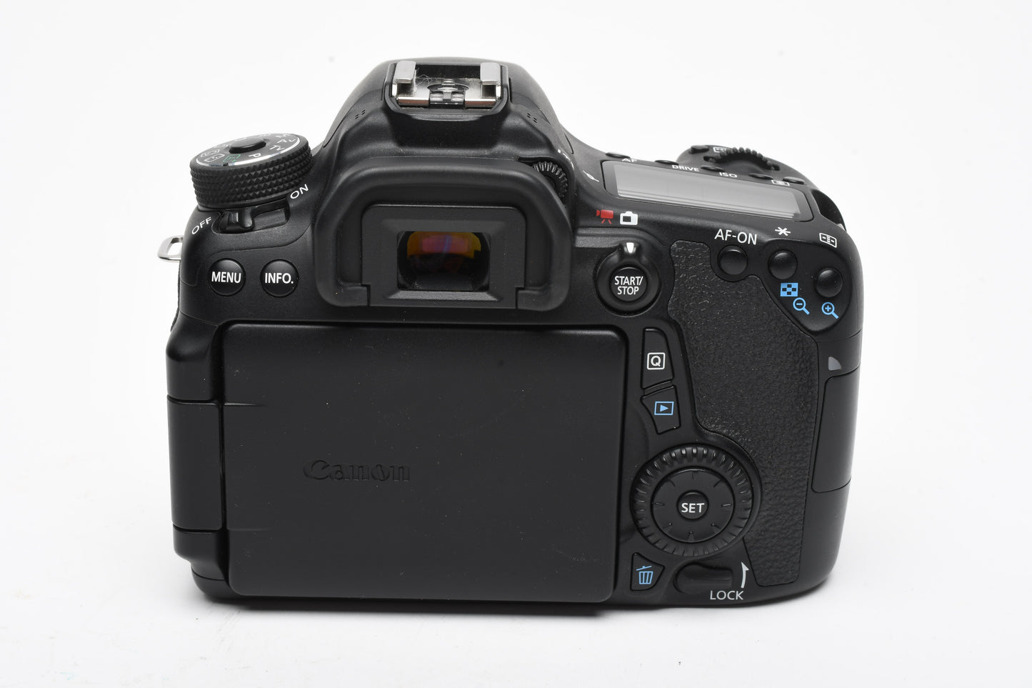 Canon EOS 70D DSLR Body w/Batt, charger, strap, Only 2576 Acts!