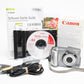 Canon Powershot A40 2MP Digital Point&Shoot Camera, CF, CDs, cables, boxed