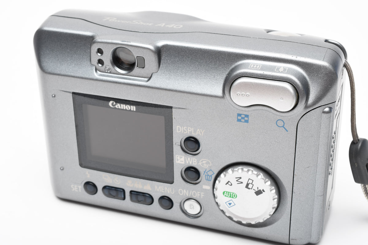 Canon Powershot A40 2MP Digital Point&Shoot Camera, CF, CDs, cables, boxed