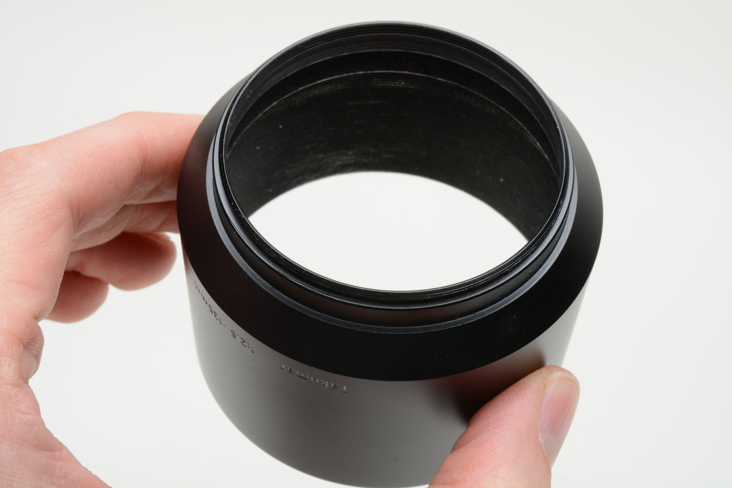 Pentax Takumar 135mm F2.5 200mm f4 metal lens hood ~2"