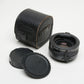 Vivitar 2X-23 Tele Converter, case, M42 Mount w/Caps