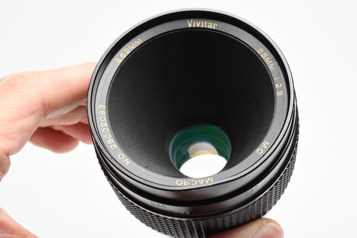 Vivitar MC 55mm f2.8 Macro for Nikon F Mount w/Caps, Nice, Read*