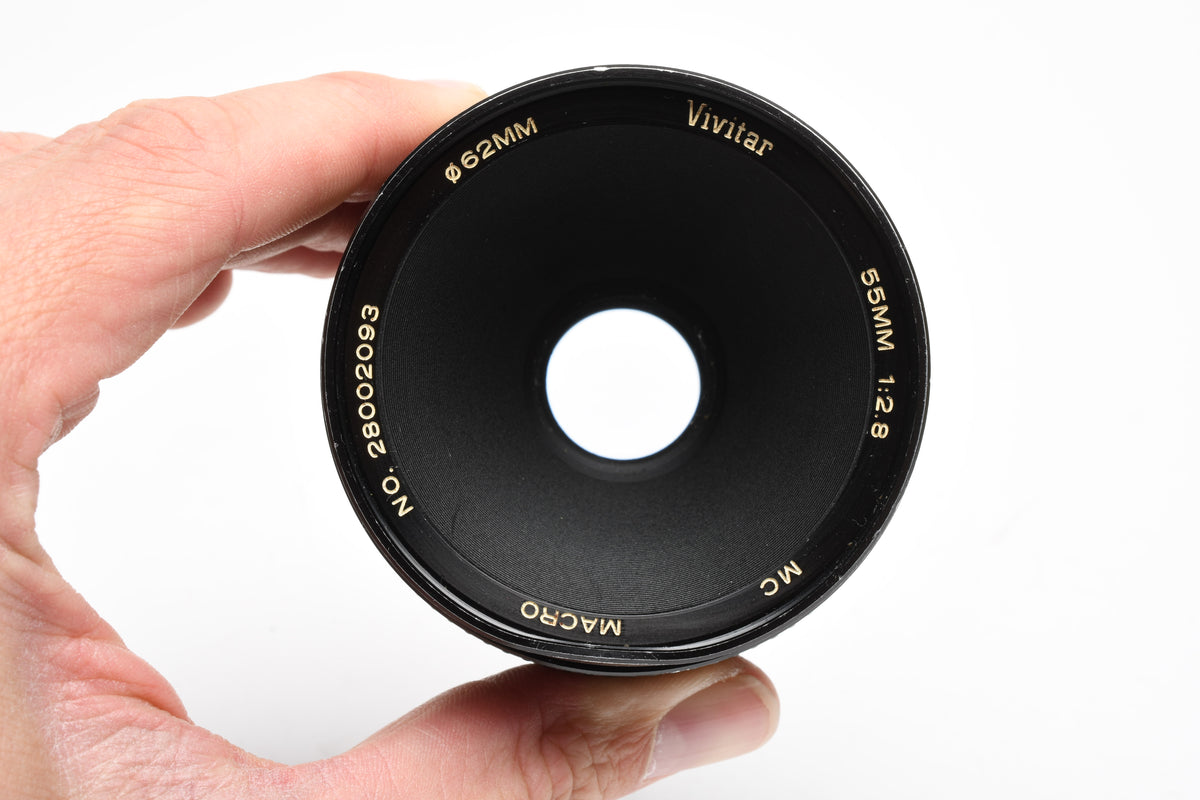 Vivitar MC 55mm f2.8 Macro for Nikon F Mount w/Caps, Nice, Read*