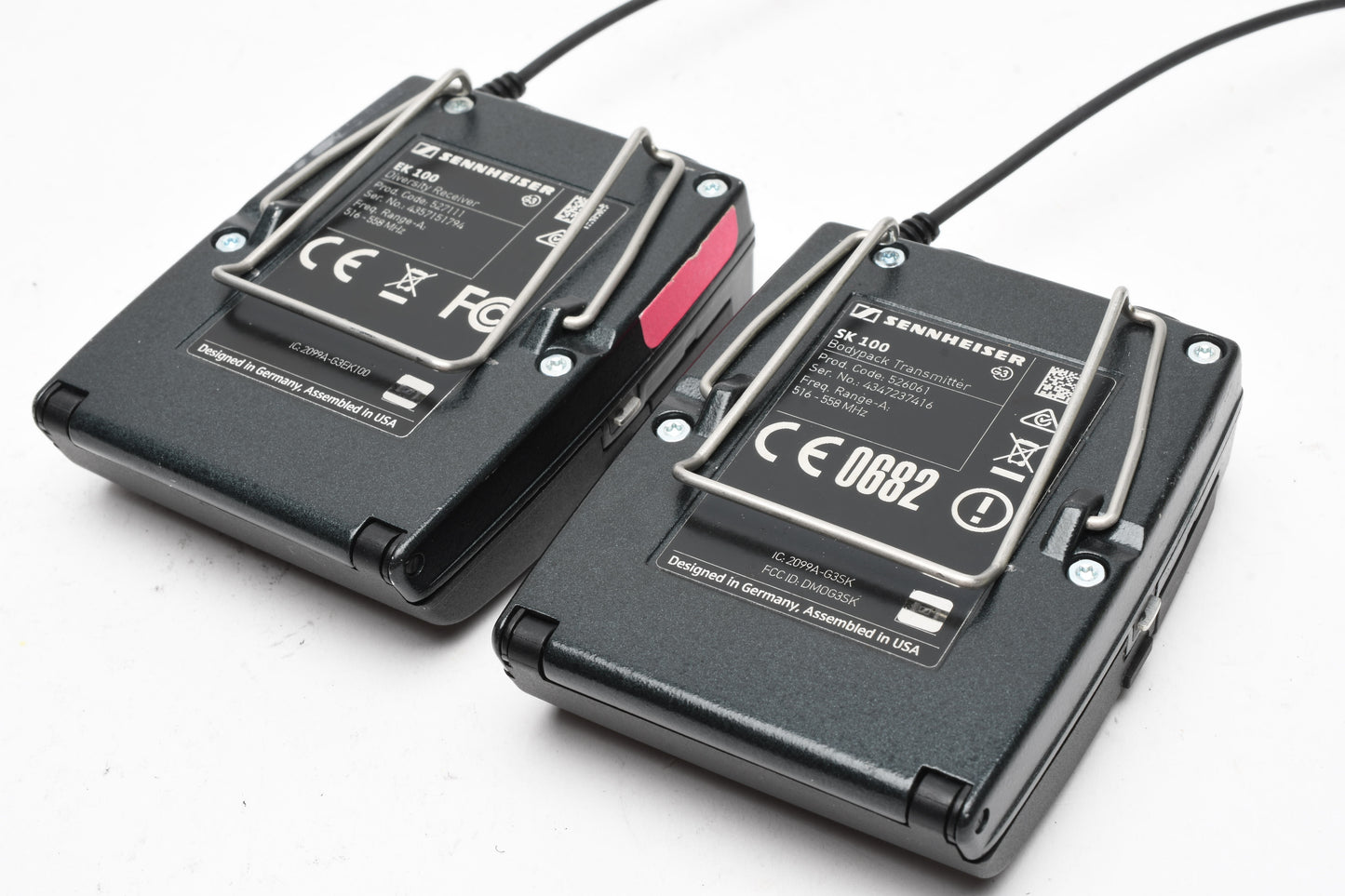 Sennheiser EW 100 G3 Bodypack Transmitter/Receiver SK100 +Mic.