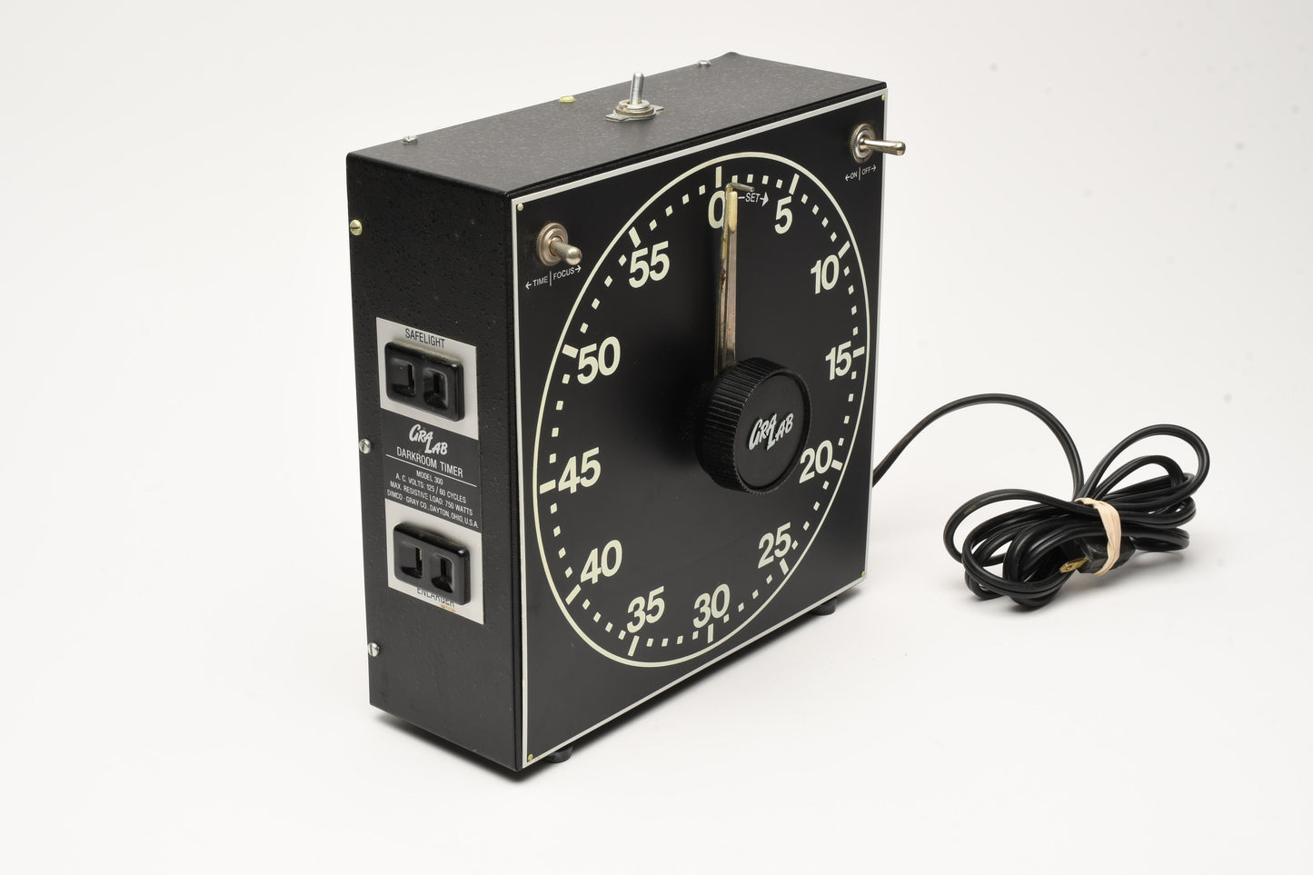 Gralab Model 300 Darkroom timer, tested, works great, good buzzer, Very clean
