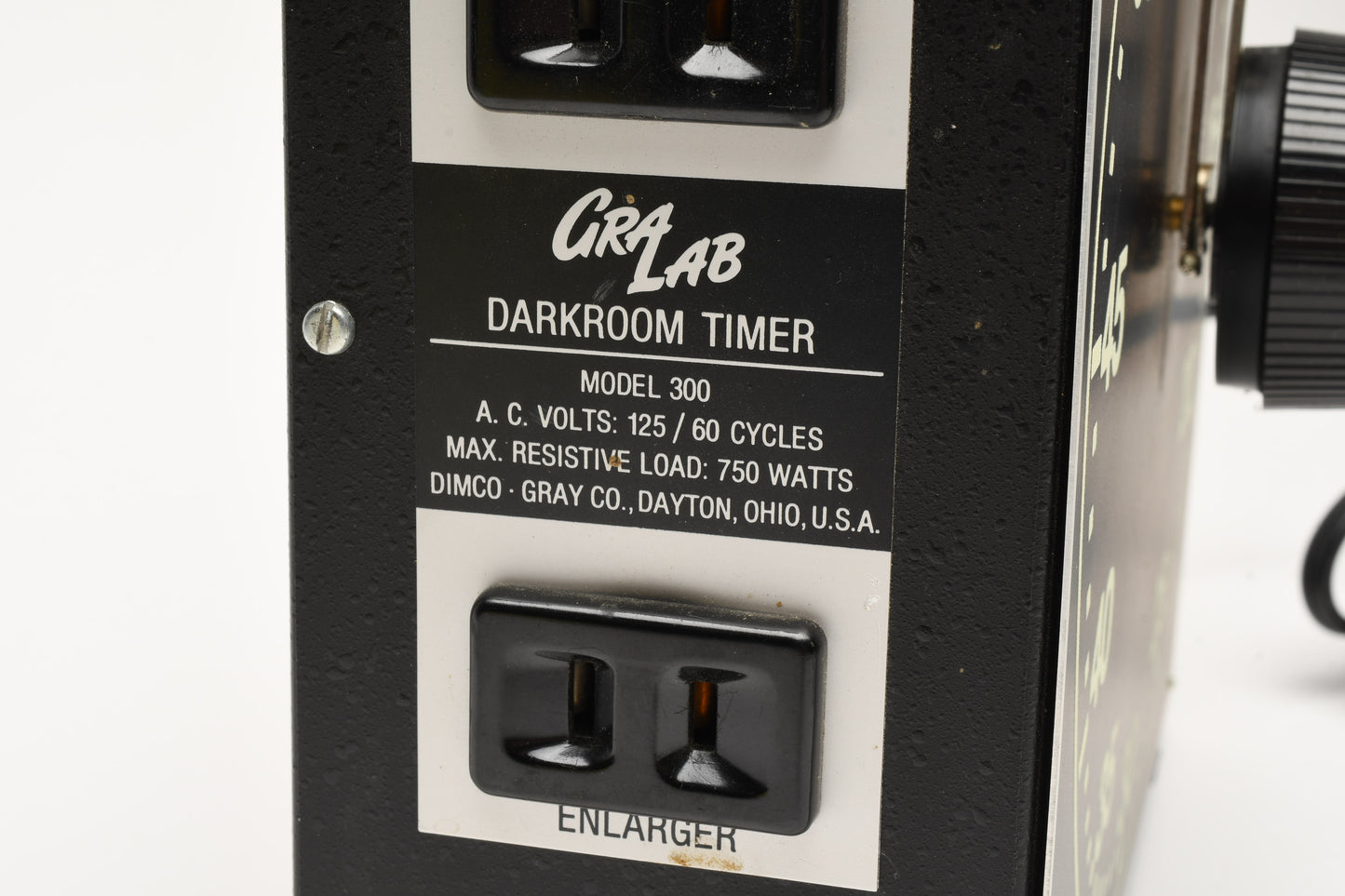 Gralab Model 300 Darkroom timer, tested, works great, good buzzer, Very clean