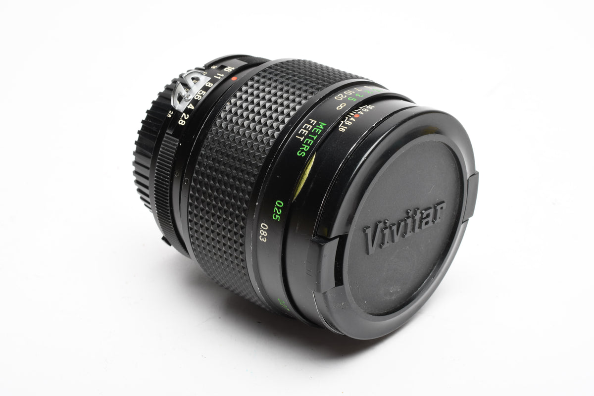 Vivitar MC 55mm f2.8 Macro for Nikon F Mount w/Caps, Nice, Read*