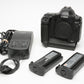 Canon EOS 1D Mark II Body, 2 batts+charger+cap, Only 11% use, tested, Great!