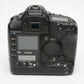 Canon EOS 1D Mark II Body, 2 batts+charger+cap, Only 11% use, tested, Great!