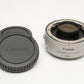 Canon EF 1.4X III extender, caps, Mint- Barely used, Nice