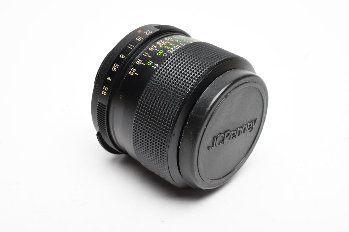 JCPenny Diamatic 28mm F2.8 Wide Angle Lens for M42 Mount w/Caps, Nice!