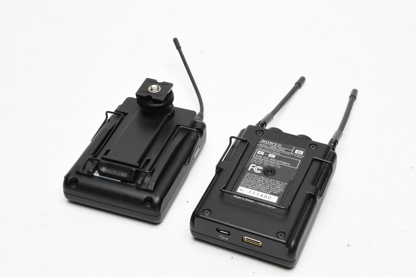 Sony UWP-D11 (URX-P03+UTX-B03) Transmitter / Receiver Combo, Tested