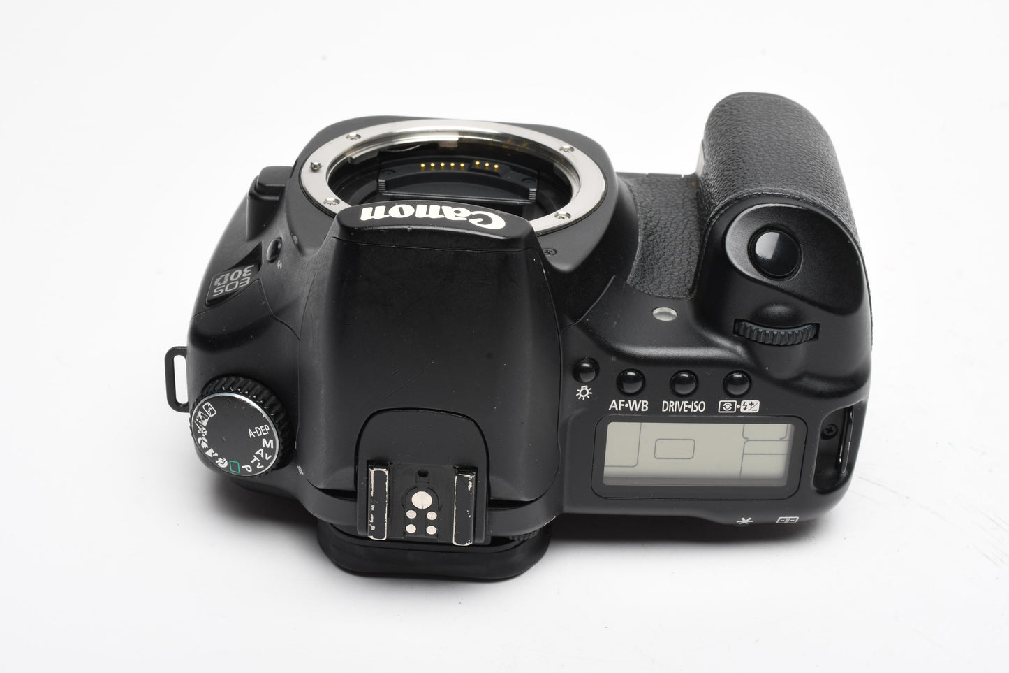 Canon EOS 30D DSLR Body, batt+charger+strap, Works great