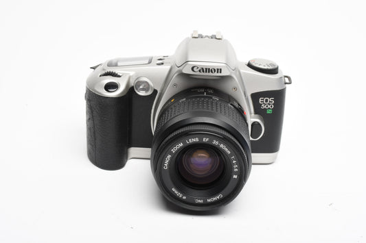 Canon EOS Rebel G 500N 35mm SLR w/EF 35-80mm f4-5.6 III lens, Case, strap
