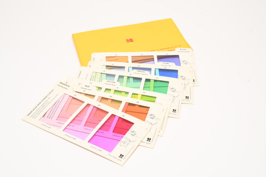 Kodak R-25 color viewing filter kit in pouch, clean, complete