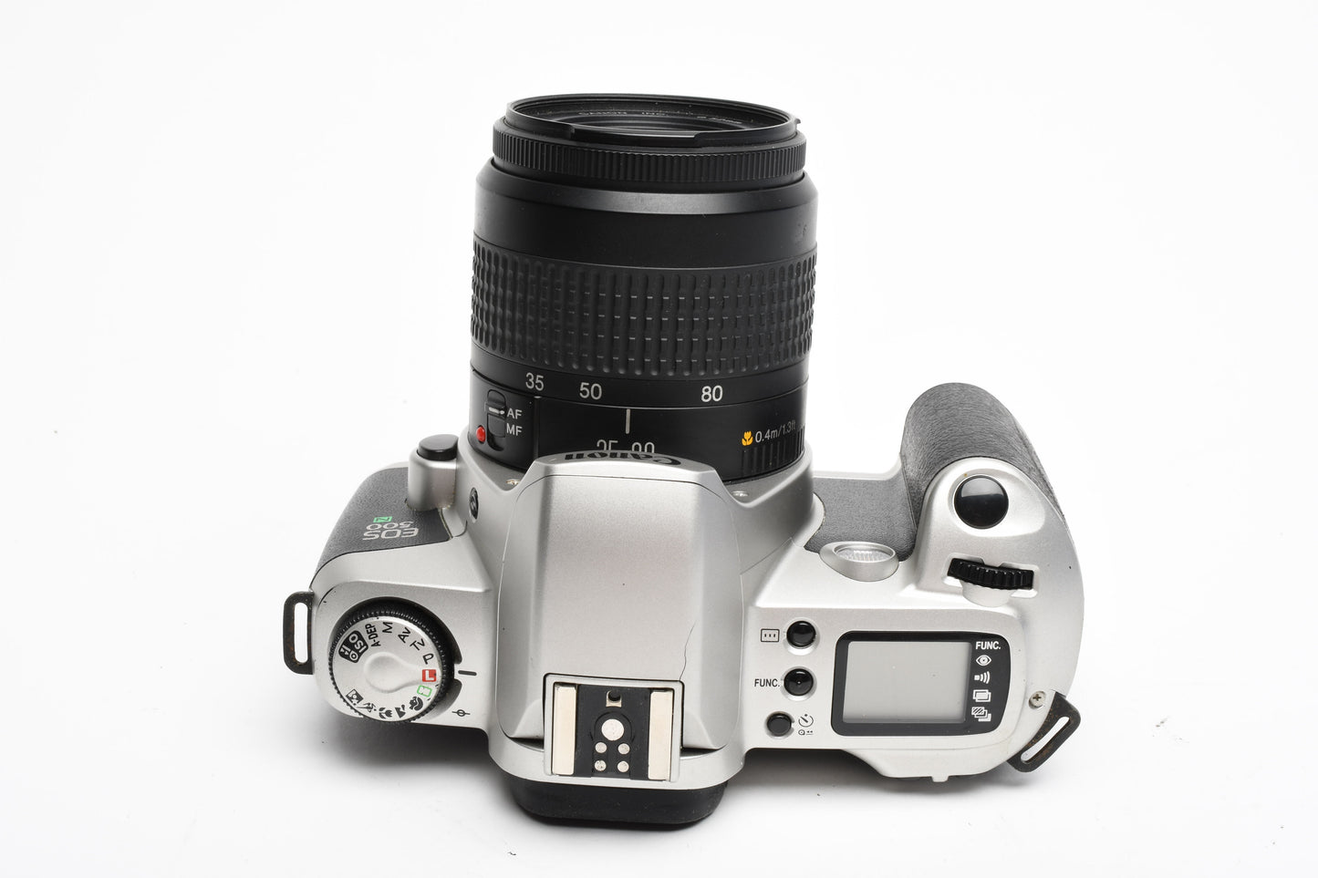 Canon EOS Rebel G 500N 35mm SLR w/EF 35-80mm f4-5.6 III lens, Case, strap