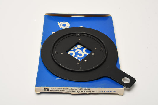 Beseler 8054 35mm 2x2 mounted slides Negative Carrier for 23C series, Clean, Boxed