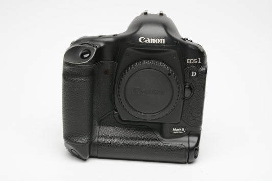 Canon EOS 1D Mark II Body, batt+cap, 56% use, tested, Great!