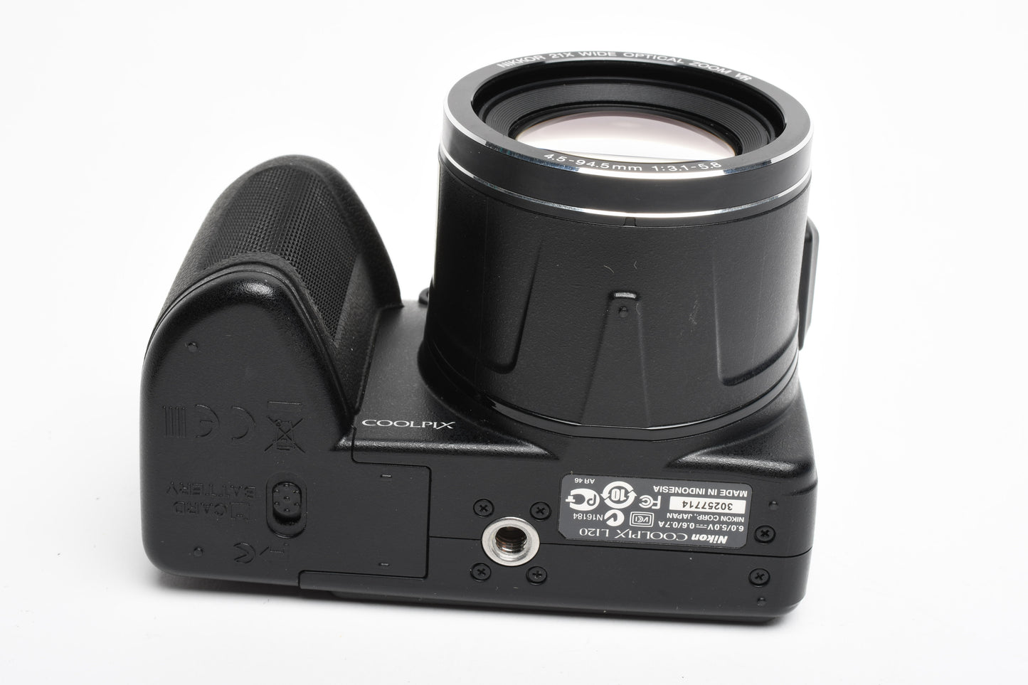 Nikon Coolpix L120 14.1MP Digital Point&Shoot strap+cap, Clean