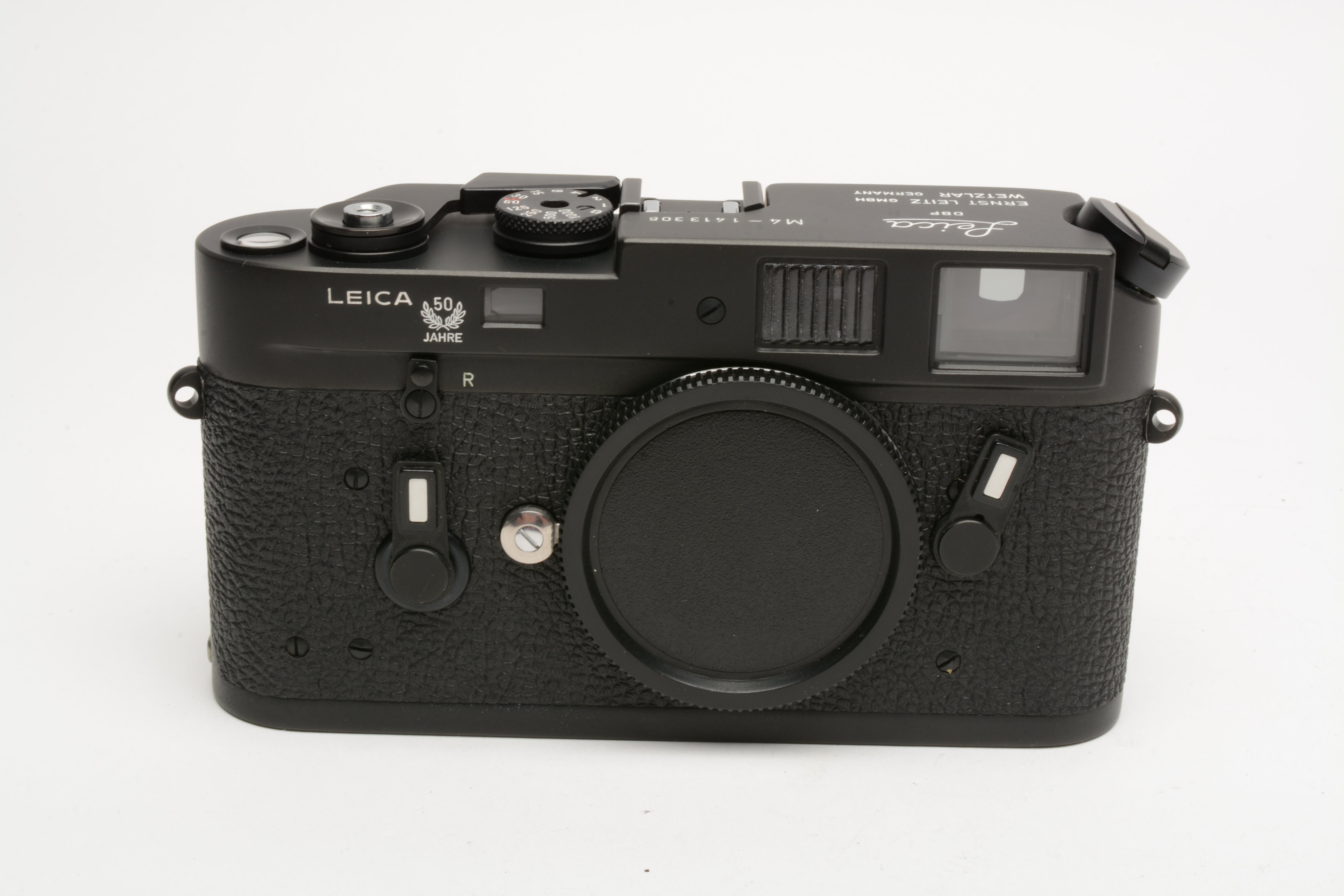 Leica M4 #10400 Jahre 50th Anniversary black body Mint!, boxed