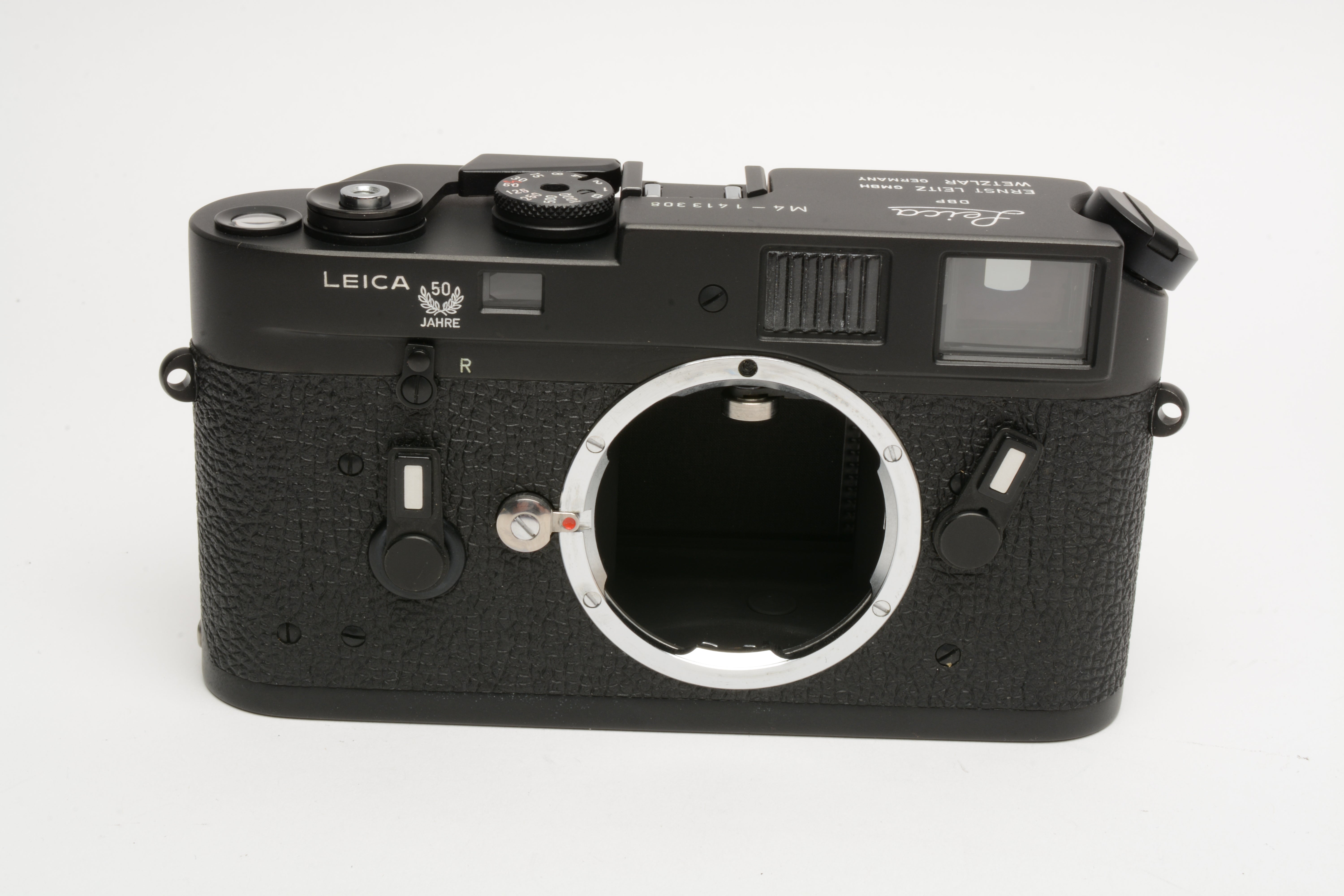 Leica M4 #10400 Jahre 50th Anniversary black body Mint!, boxed