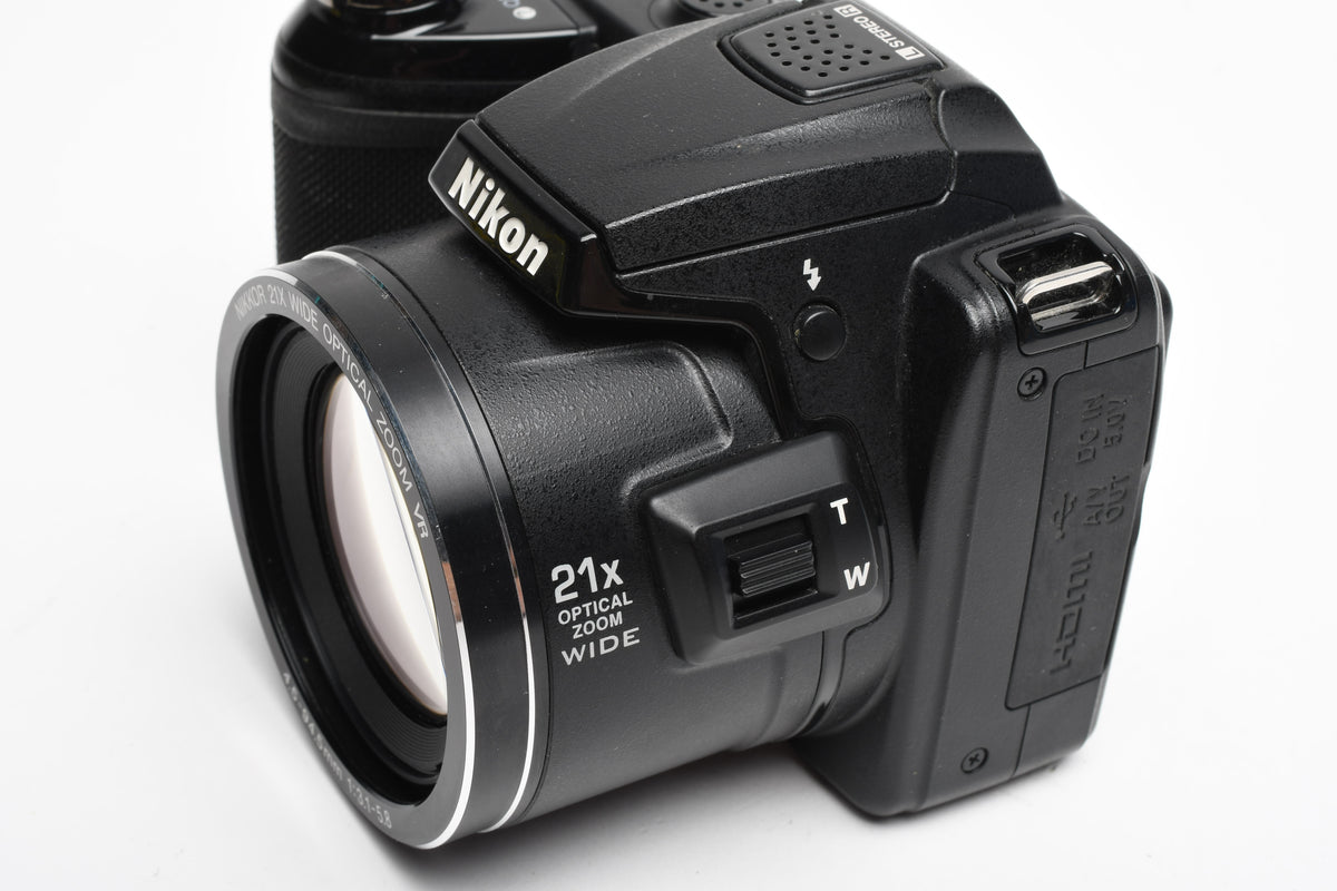 Nikon Coolpix L120 14.1MP Digital Point&Shoot strap+cap, Clean