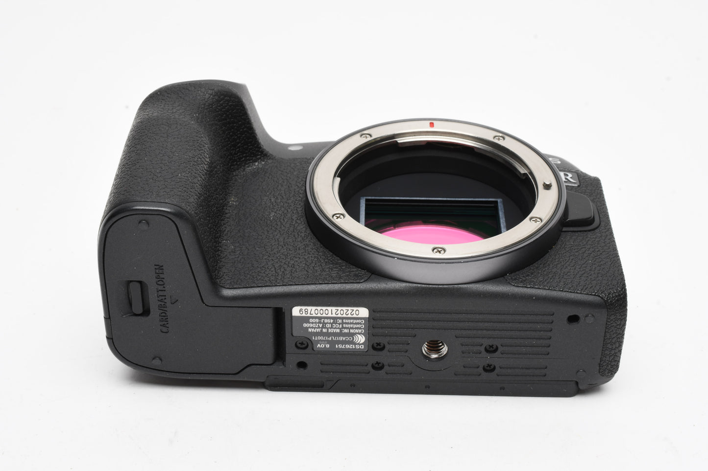 Canon EOS RP Mirrorless body, 2batts, charger, <26K Acts, +Manual