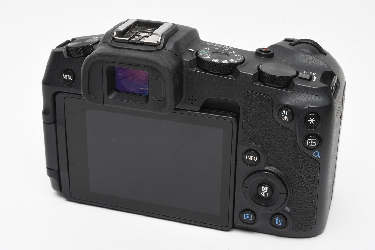 Canon EOS RP Mirrorless body, 2batts, charger, <26K Acts, +Manual