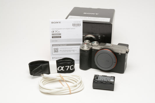 Sony a7C II 33MP Mirrorless Full Frame Digital Camera Mint Open Box USA