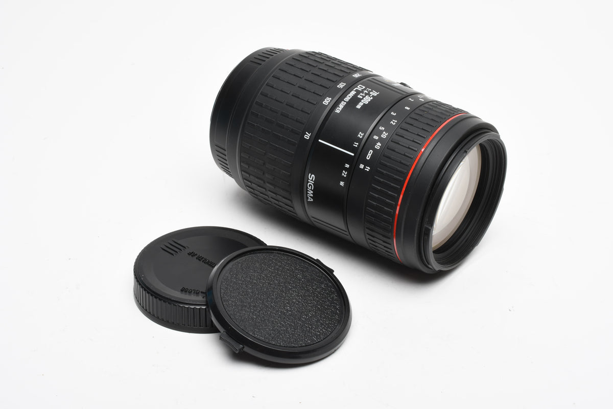 Sigma 70-300mm f4-5.6 DL Macro Red Line (Maxxum / Sony A Mount) *READ MF ONLY