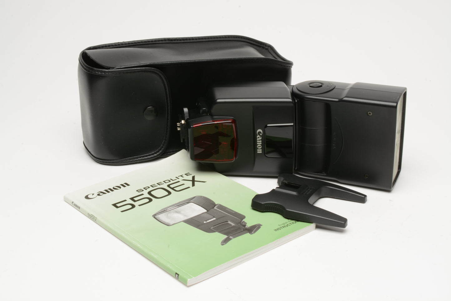 Canon 550EX Speedlite flash, clean, tested w/Case+manual