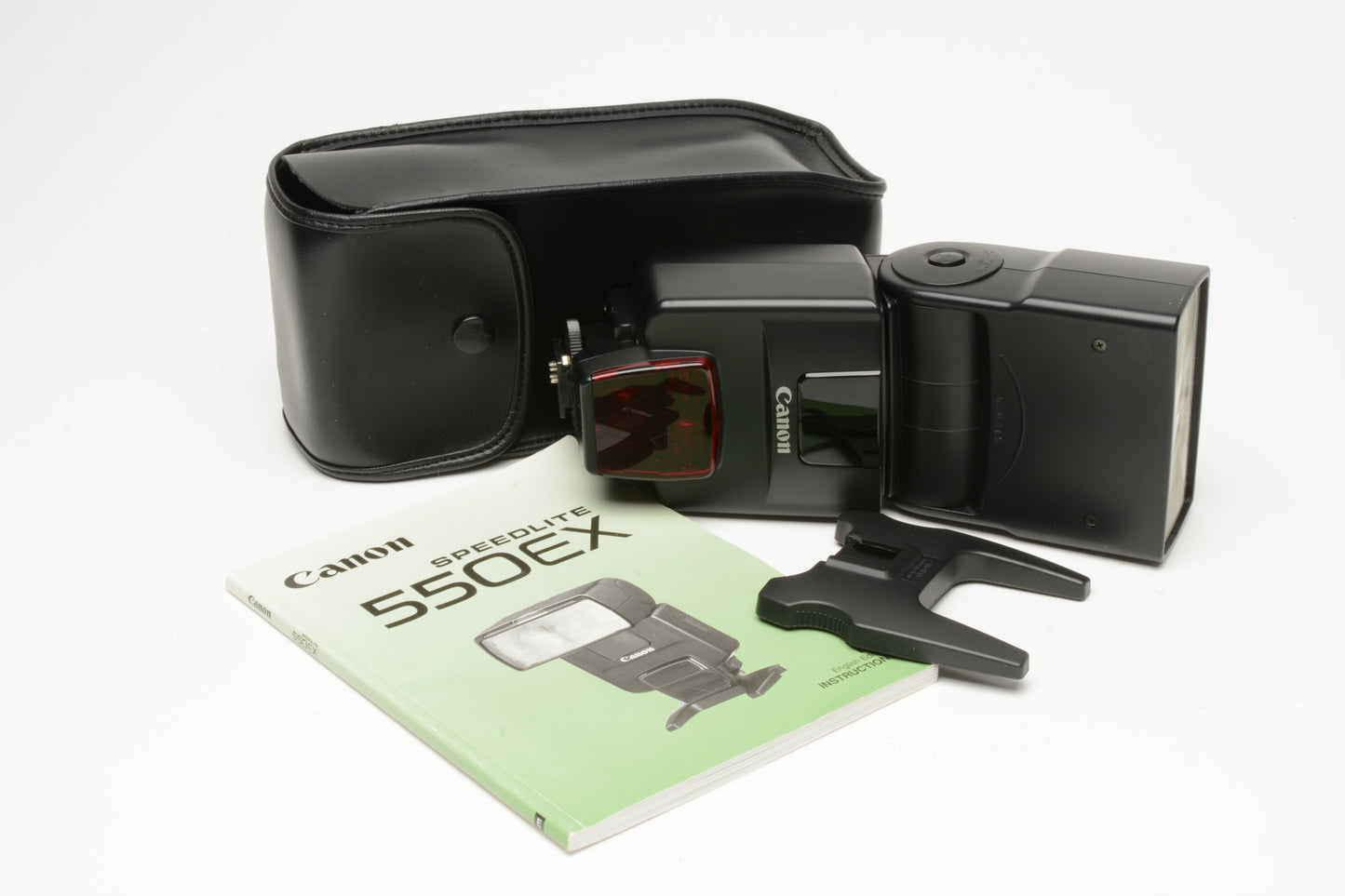 Canon 550EX Speedlite flash, clean, tested w/Case+manual