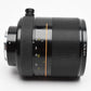 Nikon Reflex Nikkor 500mm f8 Macro Mirror lens, caps, 5X filters, good condition